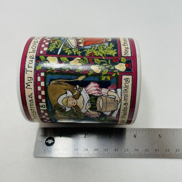 Cic Betty Mug Twelve Days Of Christmas 7 Swans 8 Maids 9 Drummers Replacement - Picture 8 of 11